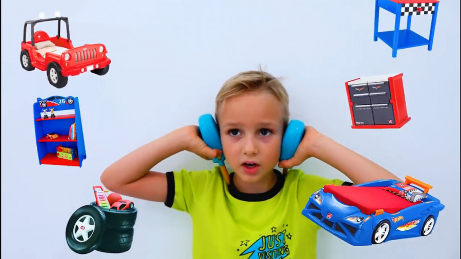 داستان های ولاد و نیکی Vlad and Niki - قسمت 111 - ماشین جدید ولاد در اتاق